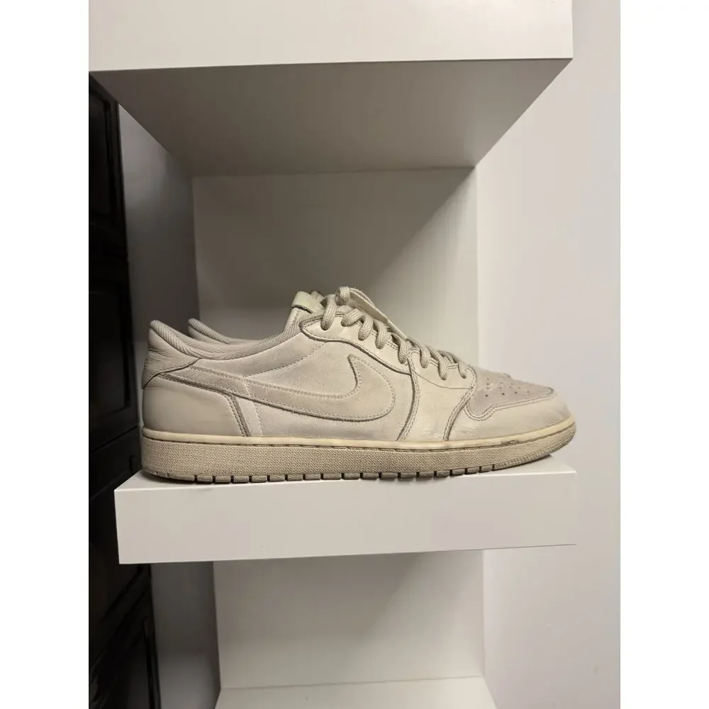 Air Jordan 1 Retro Low OG Orewood Beige Suede 919701-114 Size 13 Rare
